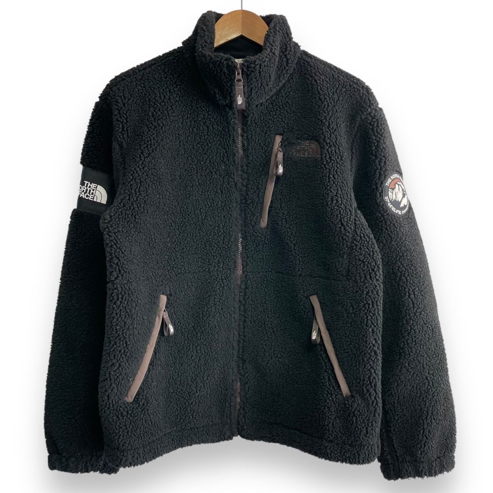 美品 THE NORTH FACE ノースフェイス RIMO FLEECE JACKET リモ ECO フリースジャケット NJ4FM02K サイズ095M ブラック メンズ 古着 中古 USED