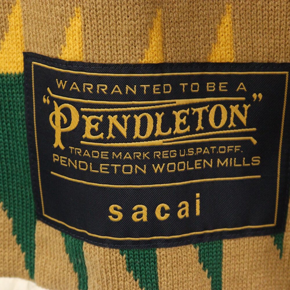 Sacai サカイ ×PENDLETON ペンドルトン ネイティブ チマヨ ニット セーター 19-04241 マルチカラー Sacai (サカイ) ×PENDLETON ペンドルトン ネイティブ チマヨ ニット