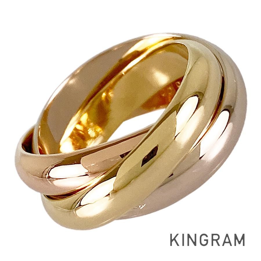 カルティエ Cartier トリニティ K18YG 8号(48) リング fto【中古
