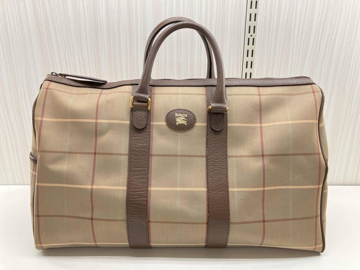 現状品 あり Burberrys バーバリー ボストンバッグ 旅行かばん