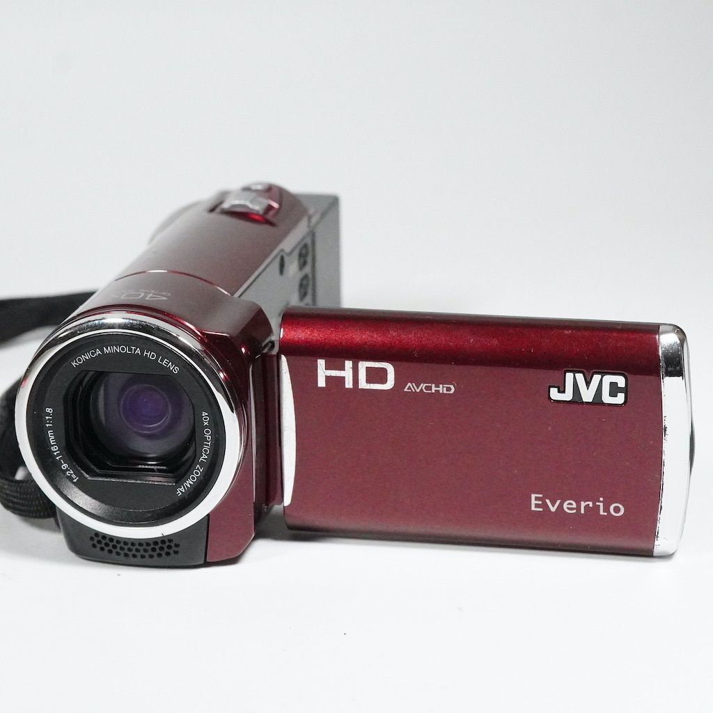 JVC Everio HDビデオカメラ 赤Everio GZ-HM450-R JVC Everio GZ-HM450