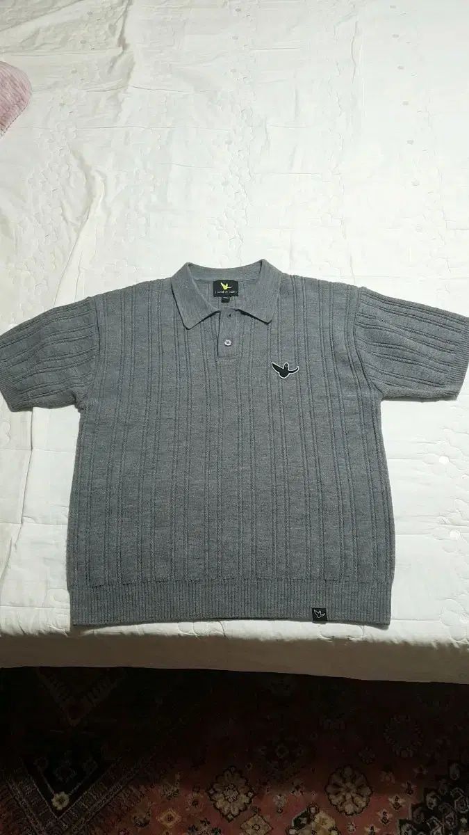 【雷市場（ポンジャン）商品韓国直送】 Mark Gonzales(マークゴンザレス) 半袖ニット 実寸 100 胸 55 雑穀 68