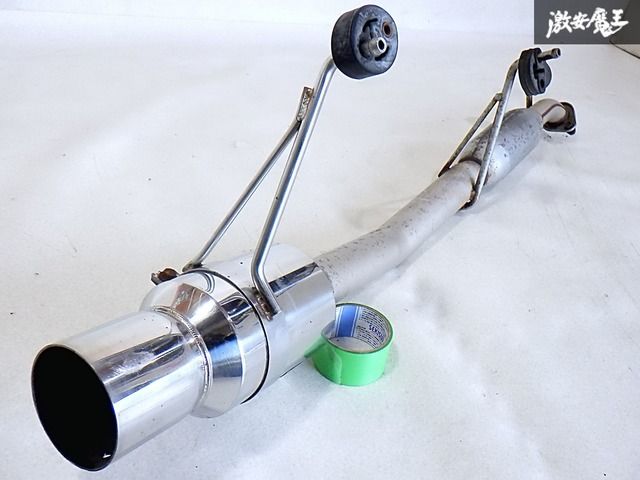 社外 ステンレス マフラー ワゴンR 等 MH21S/MH22SワゴンR・MJ系AZワゴン（3/4/5型）◇オーバル片側2本