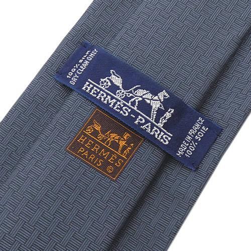 エルメス ネクタイ HERMES シルク100％ レギュラータイ ジャガード 