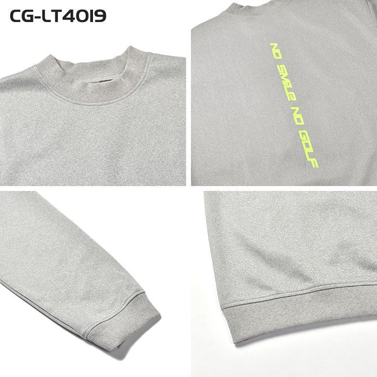 COMONGOLF|コモンゴルフ ポンチ素材バックロゴ入り長袖モックネック-テーパードゴルフパンツセットアップ CG-SET4019A M L XL XXL XXXL ゴルフウェア メンズパンツ 春秋 トレーナー ズボン スウェット スポーツウェア WHITEMONARCHHOTEL_COM