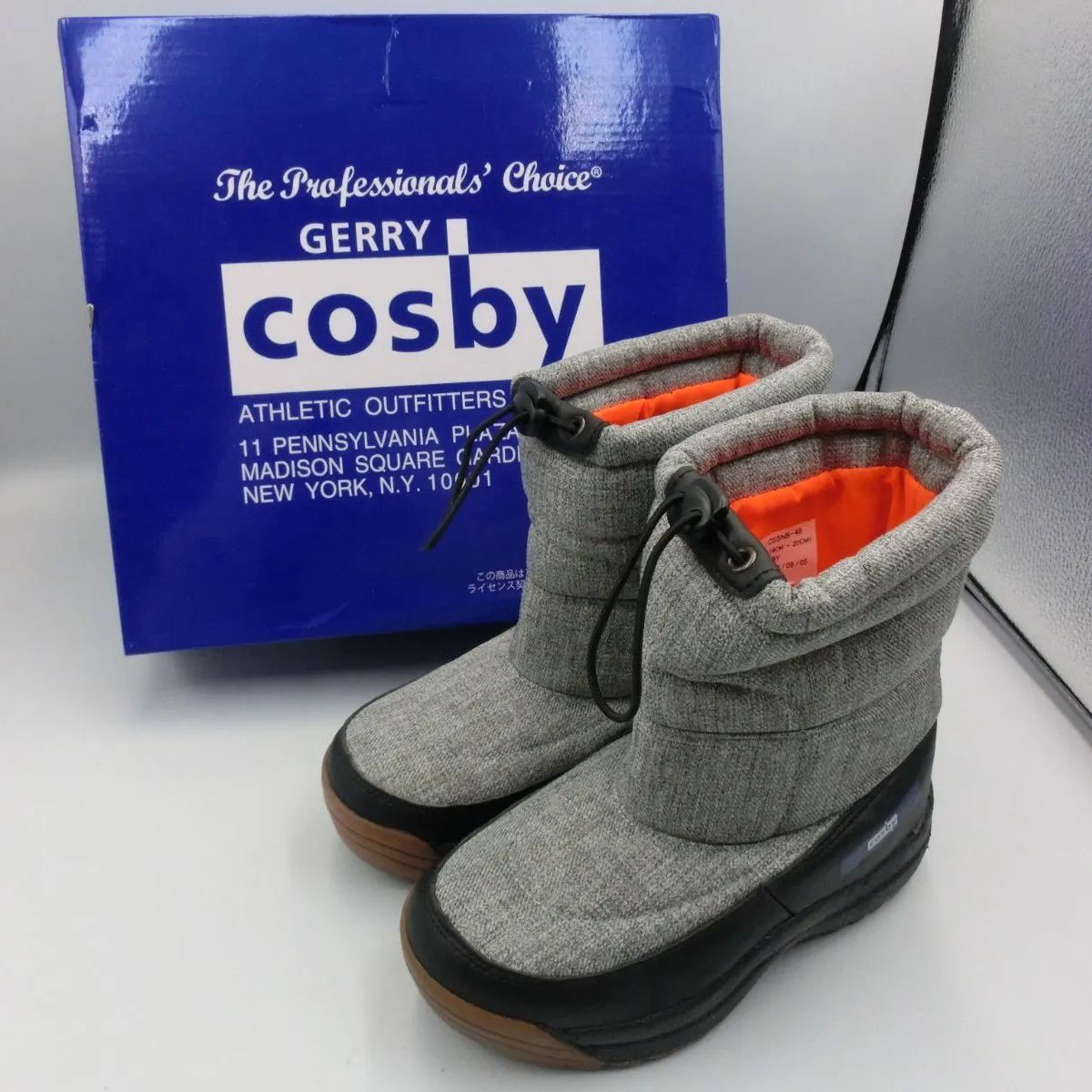 TAKA10-41 cosby コスビー 子供用 スノーブーツ M 19～20cm グレー