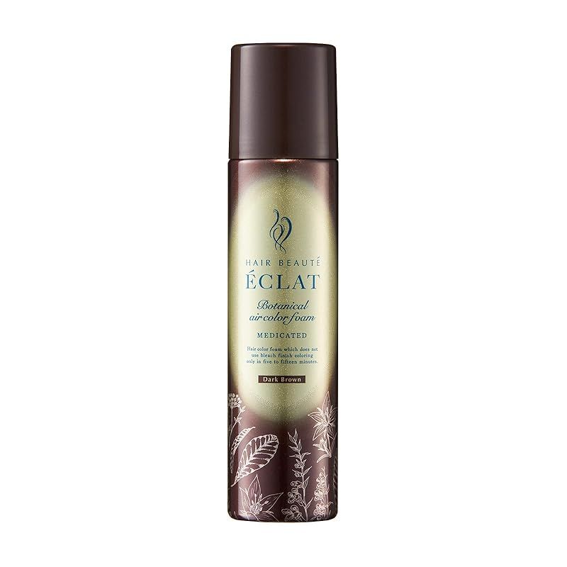 ヘアボーテエクラ ボタニカルエアカラーフォームEX ダークブラウン 150g 白髪染め 泡カラー 泡 ヘアカラー 毛染め レディース メンズ フューチャーラボ 0