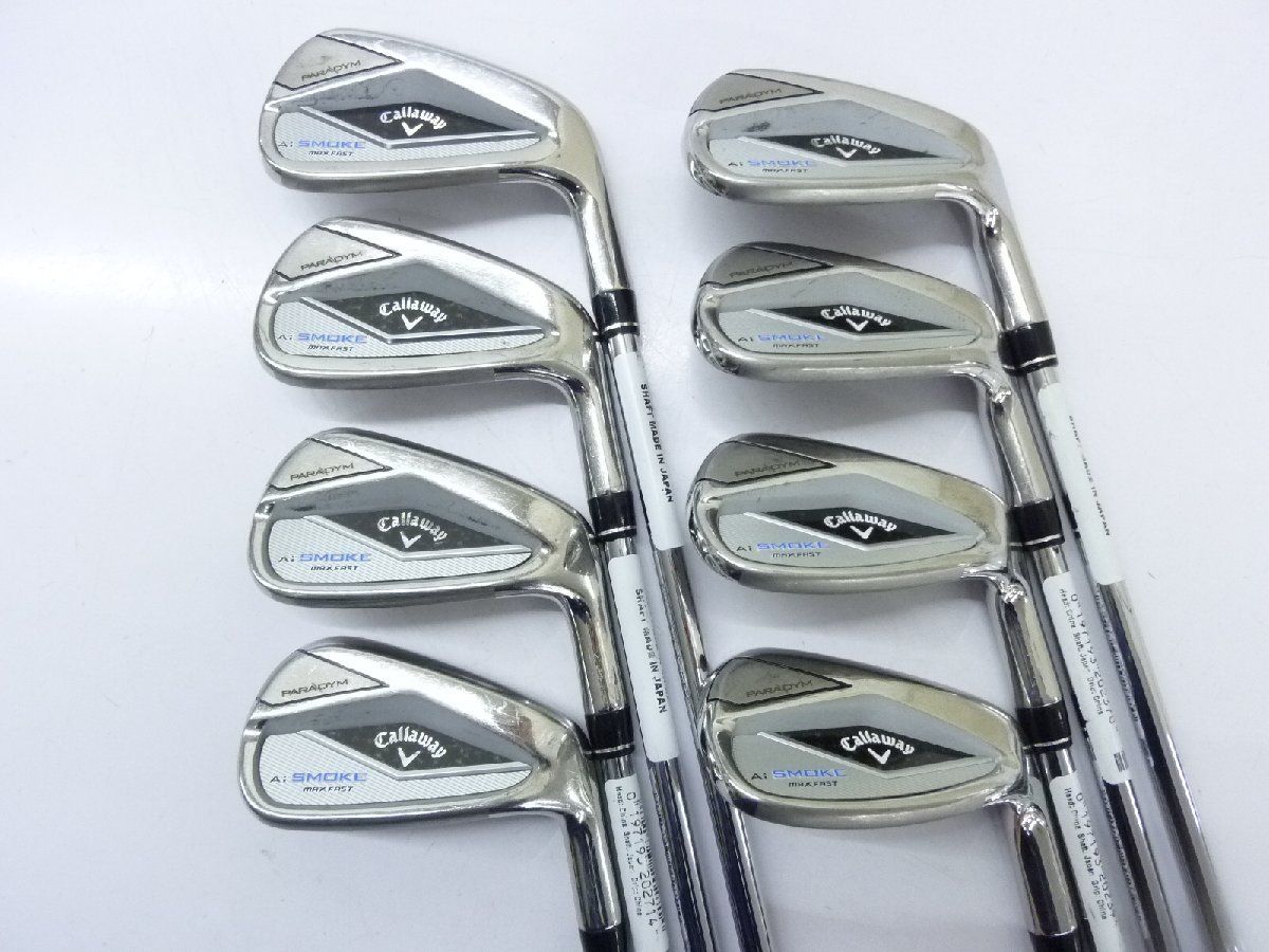 【キャロウェイ】パラダイムAi Smoke MAX アイアン6本セット キャロウェイ】パラダイムAi Smoke MAX アイアン6本セット