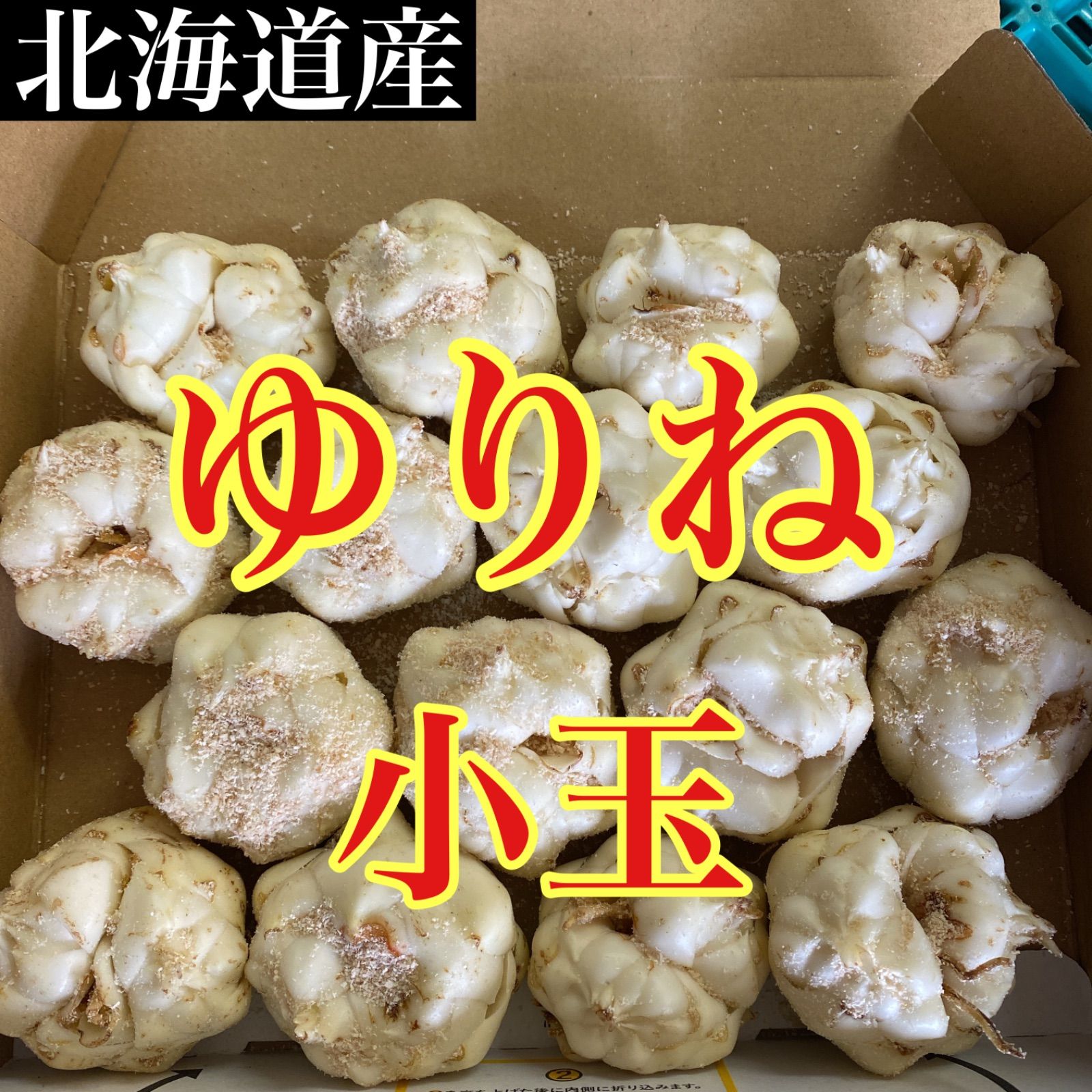 北海道産 ゆりね 15玉前後 箱込み約1キロ入り 送料無料 - メルカリ