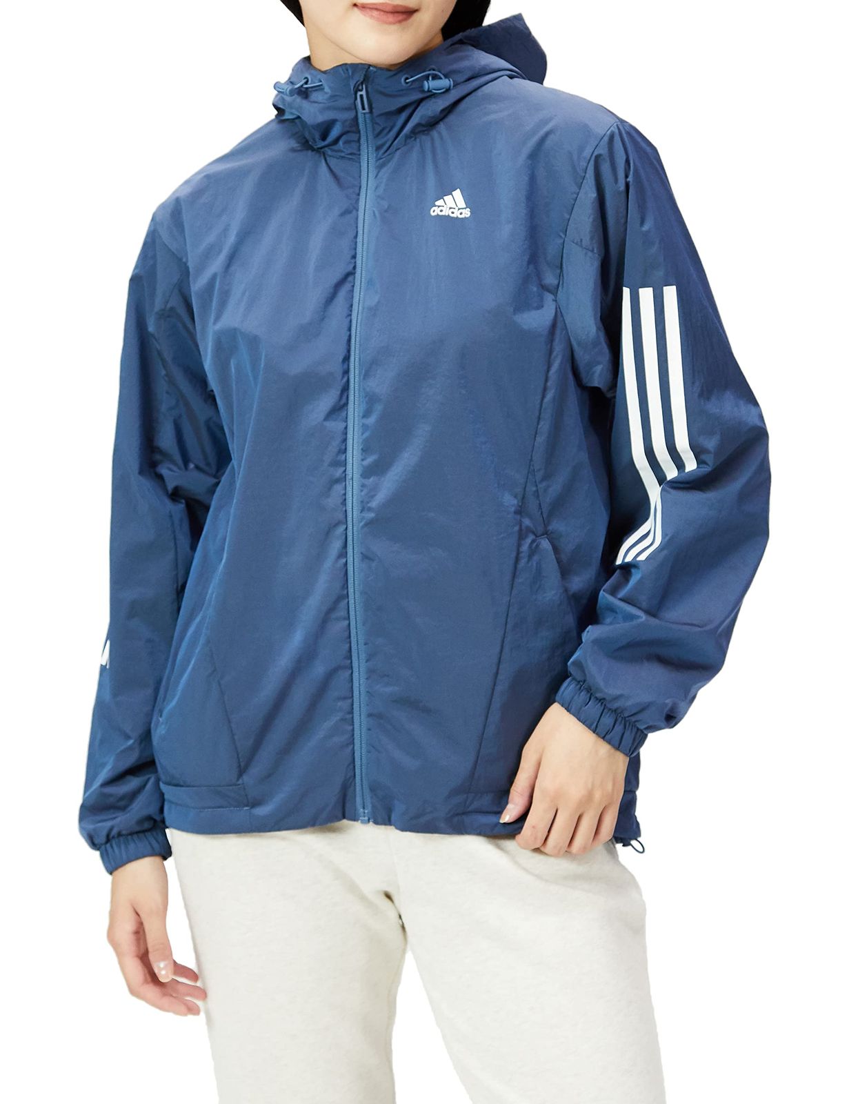 アディダス ジャージトップ 24|7 レギュラーフィット ウインドブレーカージャケット F6935 レディース ブラック HM2751 J|M ブラック HM2751 M