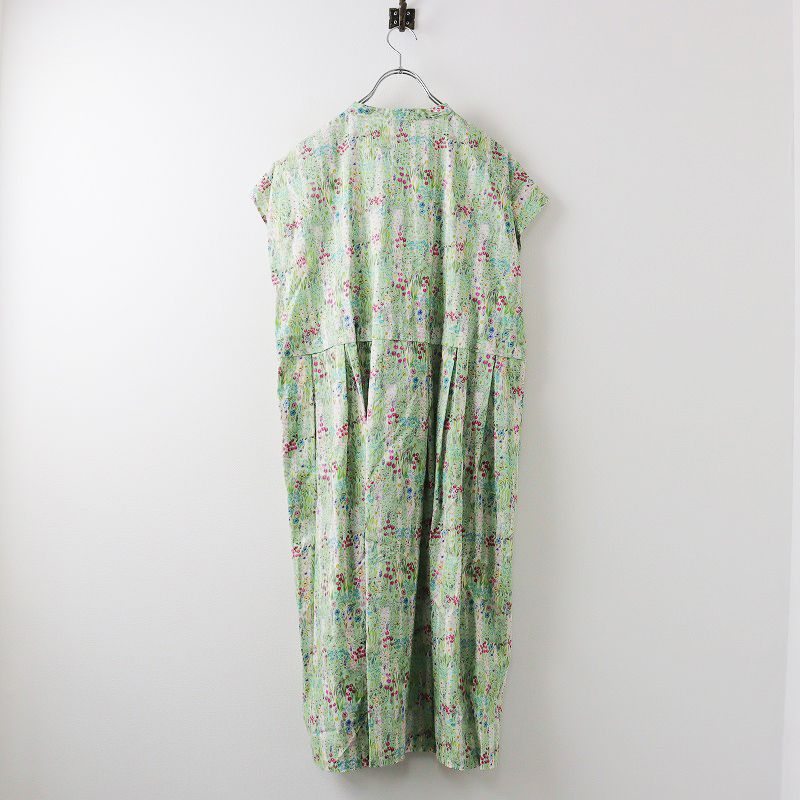 美品 マーブルシュッド キンモクセイワンピース グリーン Marble