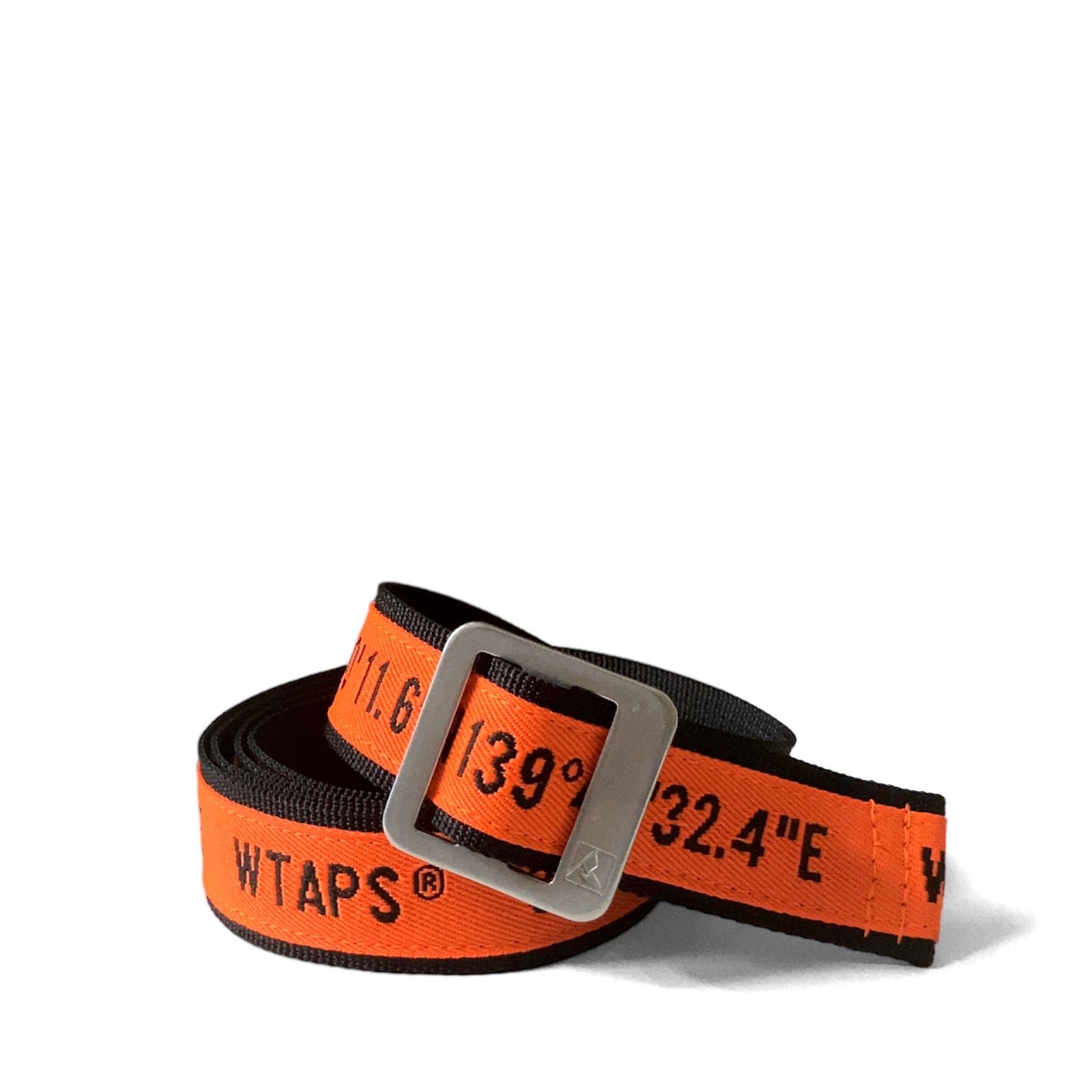 美品】WTAPS ダブルタップス WEBBING BELT ベルト GPSロゴ ブランド