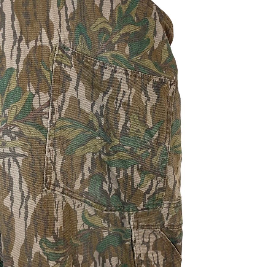MOSSY OAK リアルツリーオーバーオール/サロペット古着/実寸W52L25 Mossy Oak リアルツリーオーバーオール 迷彩カモ 古着 W50 4XL