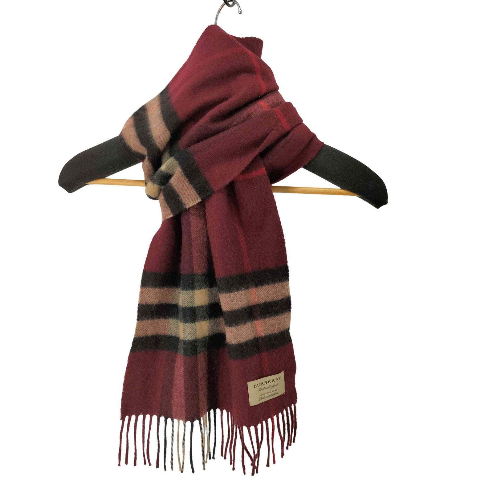 BURBERRY バーバリー マフラー カシミア100％ 大判マフラー 美品  