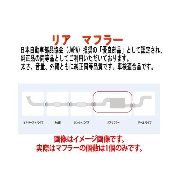 大栄テクノ(ダイエイ） リア マフラー MHD-7046SUS バモス HM1/HM2