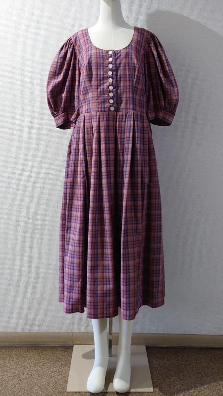 Euro Vintage Hansi Trachten チロルワンピース チェック柄 サイズ42.