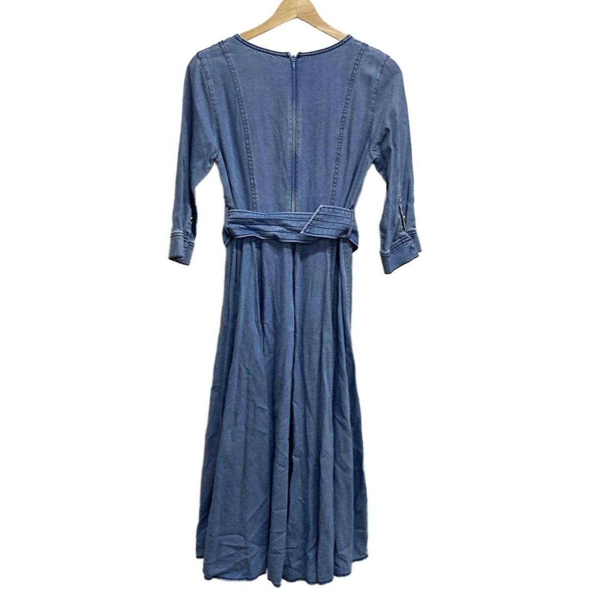 Diagram GRACE CONTINENTAL ダイアグラム ワンピース サイズ36 S レディース - ブルー 七分袖|ロング|デニム