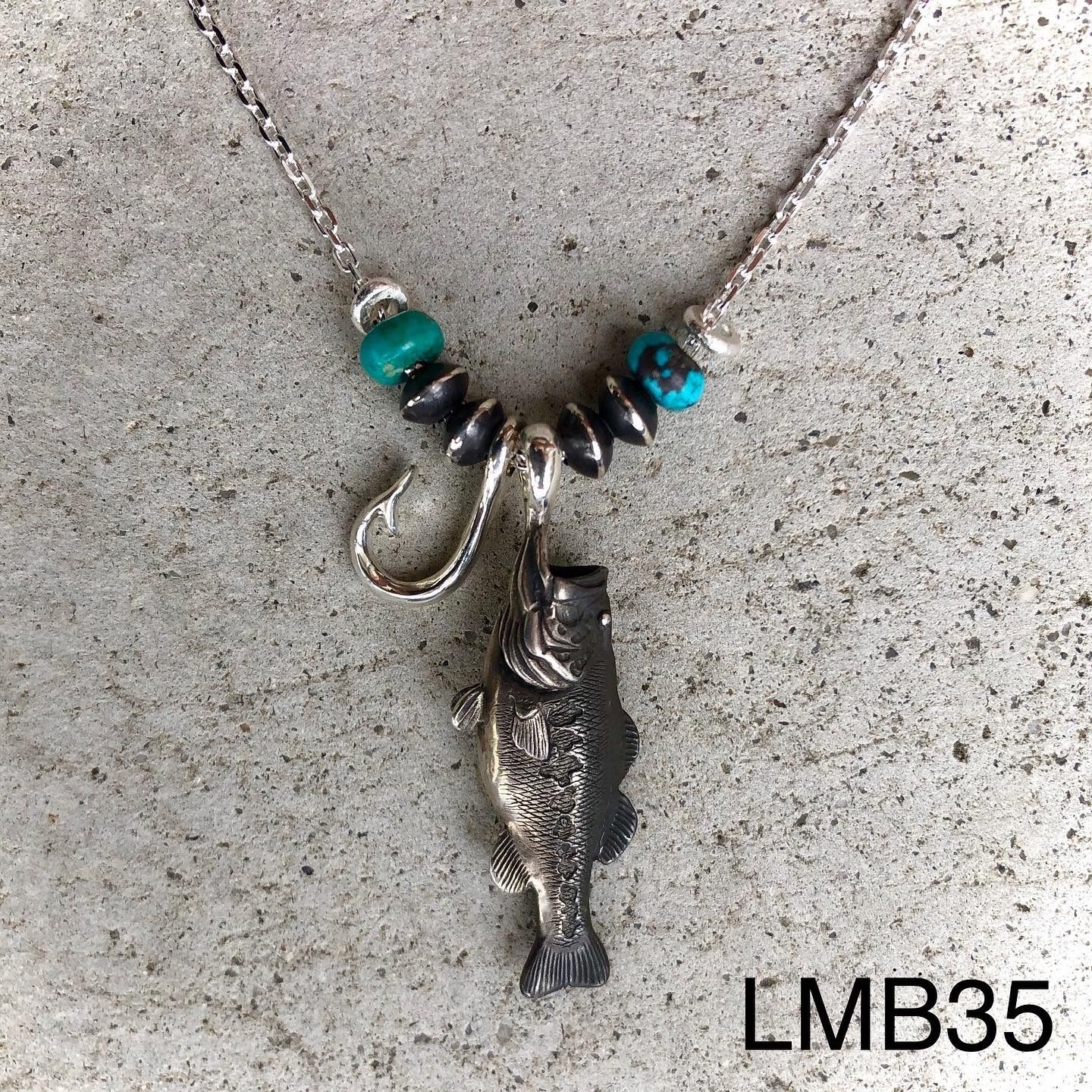 ネックレスセット 六丸屋 ターコイズ 釣り バス釣り ロッド リール ルアー