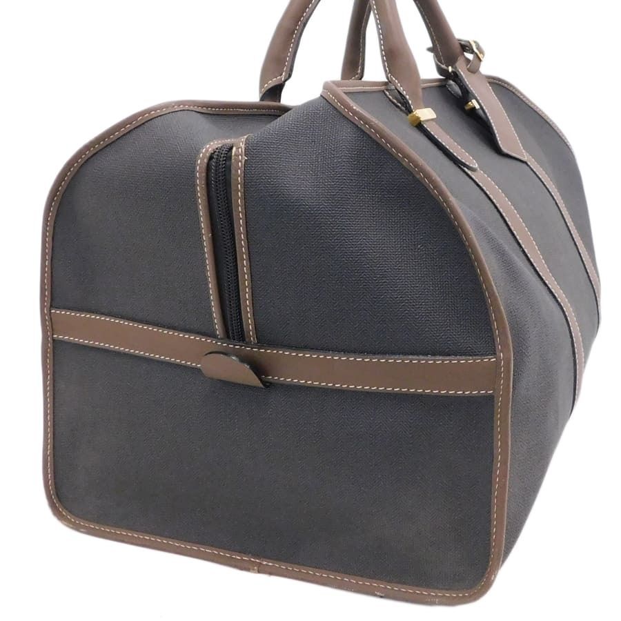 美品 dunhill ダンヒル レザー PVC ボストンバッグ ヘリンボーン dunhill ダンヒル ヘリンボーン ボストンバッグ 旅行カバン トラベル