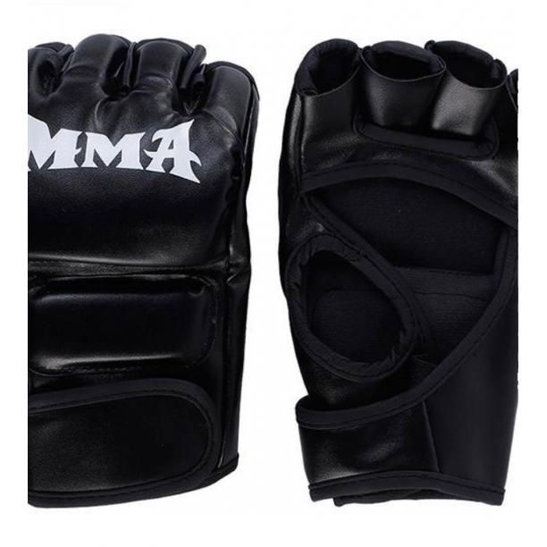 MMA オープンフィンガー グローブ 黒 ボクシング 格闘技