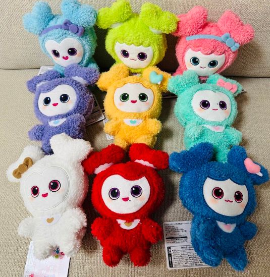 TWICE GIGO ふわもこぬいぐるみ フルコンプセット 9点セット - メルカリ