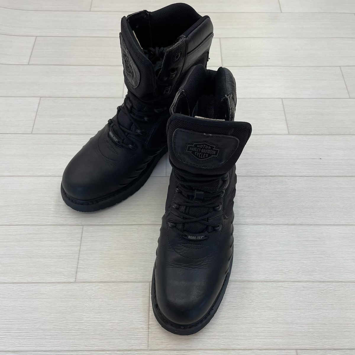 HARLEY DAVIDSON ハーレーダビッドソン black ブラック 黒 ブーツ トレッキングシューズ ゴアテックス GORE-TEX  Thinsulate S-390