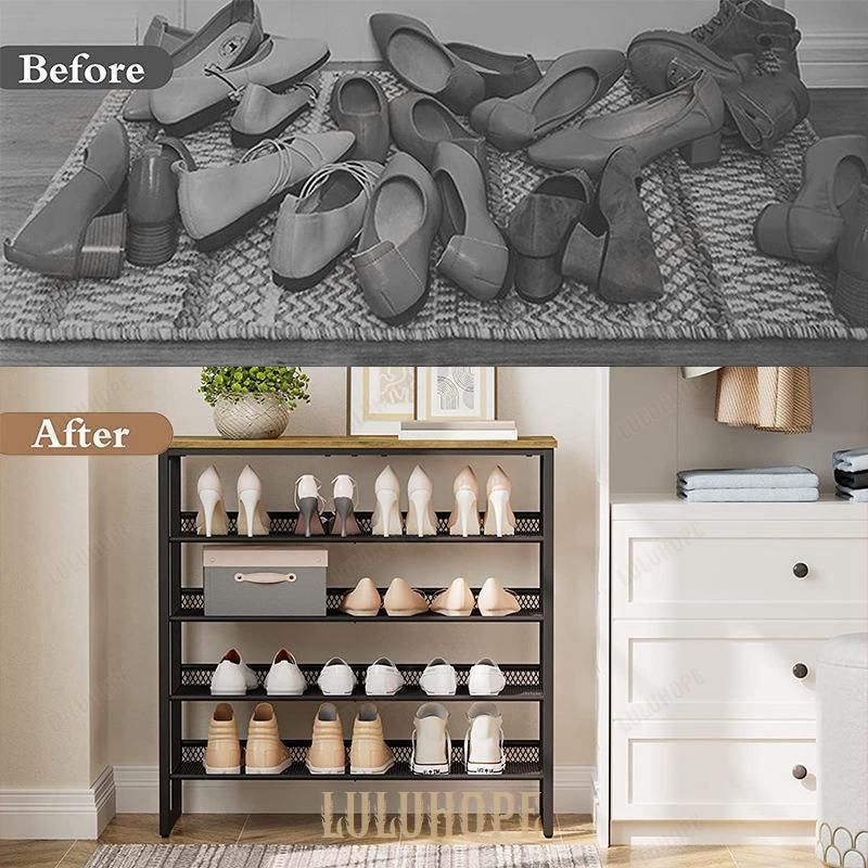 521 省スペースに最大27足薄型シューズラック ホワイト 省スペース