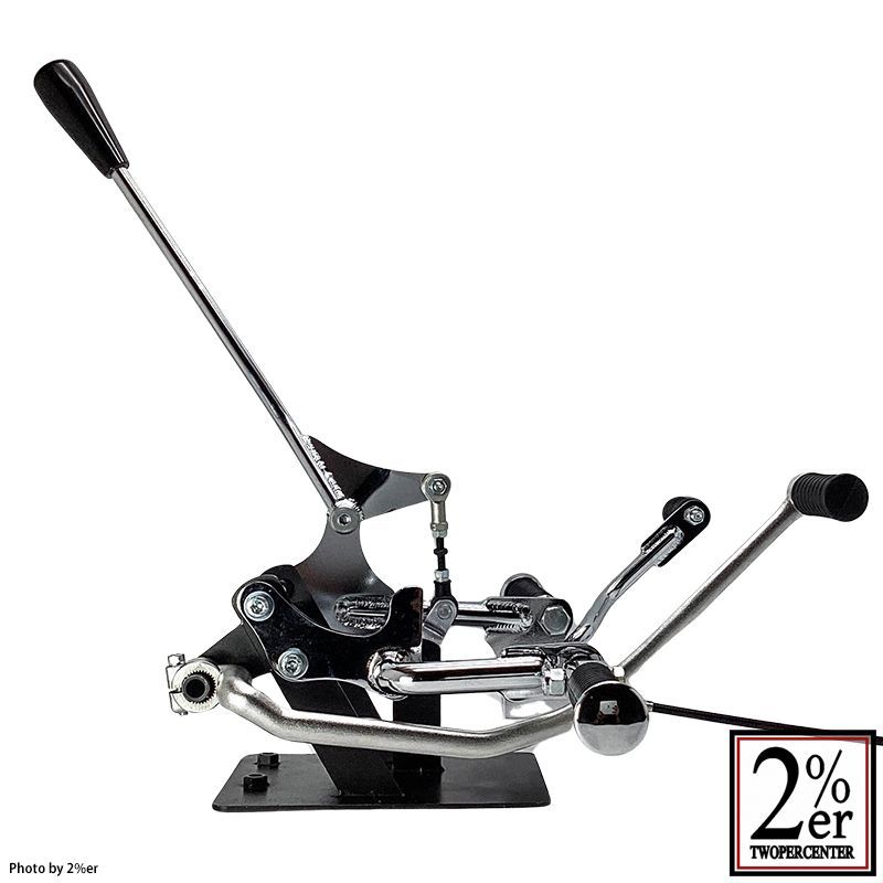 ミッドフォワード ジョッキーシフトキット クローム SR400 500 BRIGHTFACE_UK