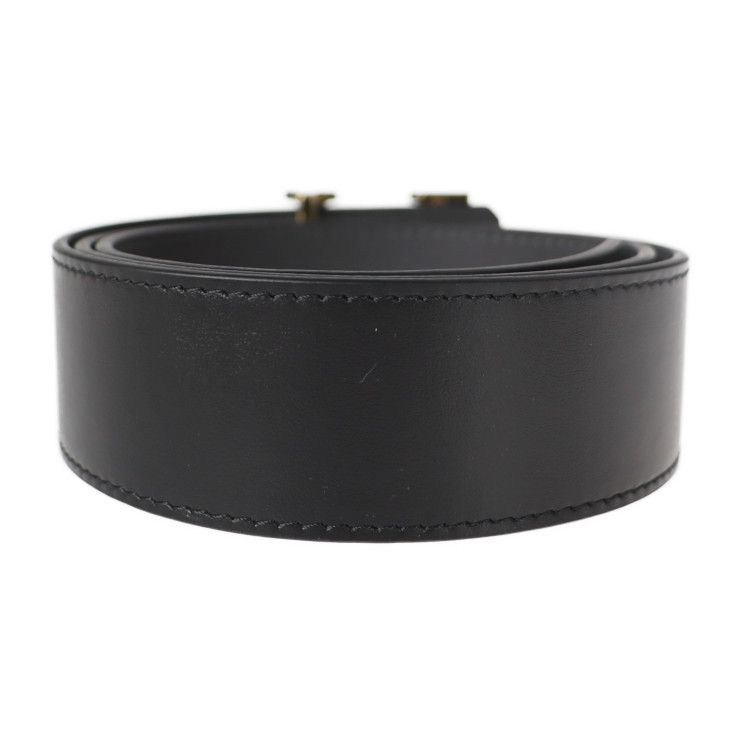 LOUIS VUITTON ルイ ヴィトン ベルト M0226V レザー ノワール
