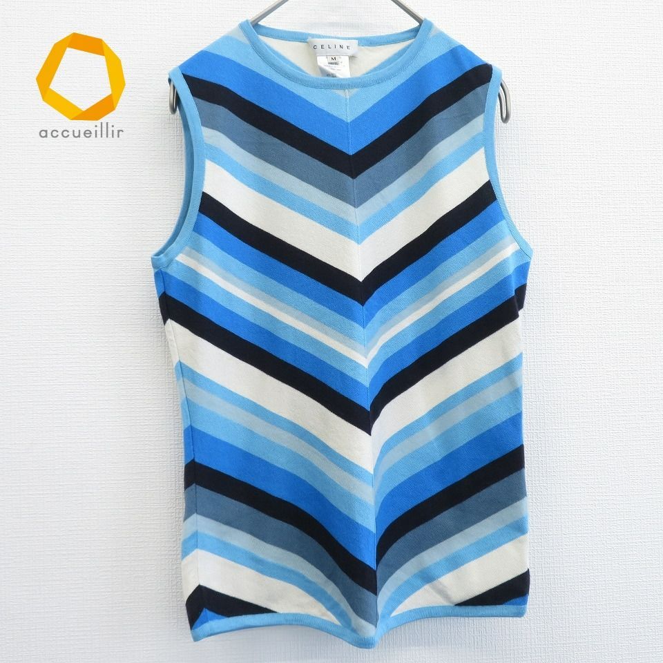 セリーヌ　ノースリーブ　ウールニット　カラーレス 楽天市場】【1/25限定!当選確率1/2!MAX300%POINT BACK!※要ｴﾝﾄﾘｰ