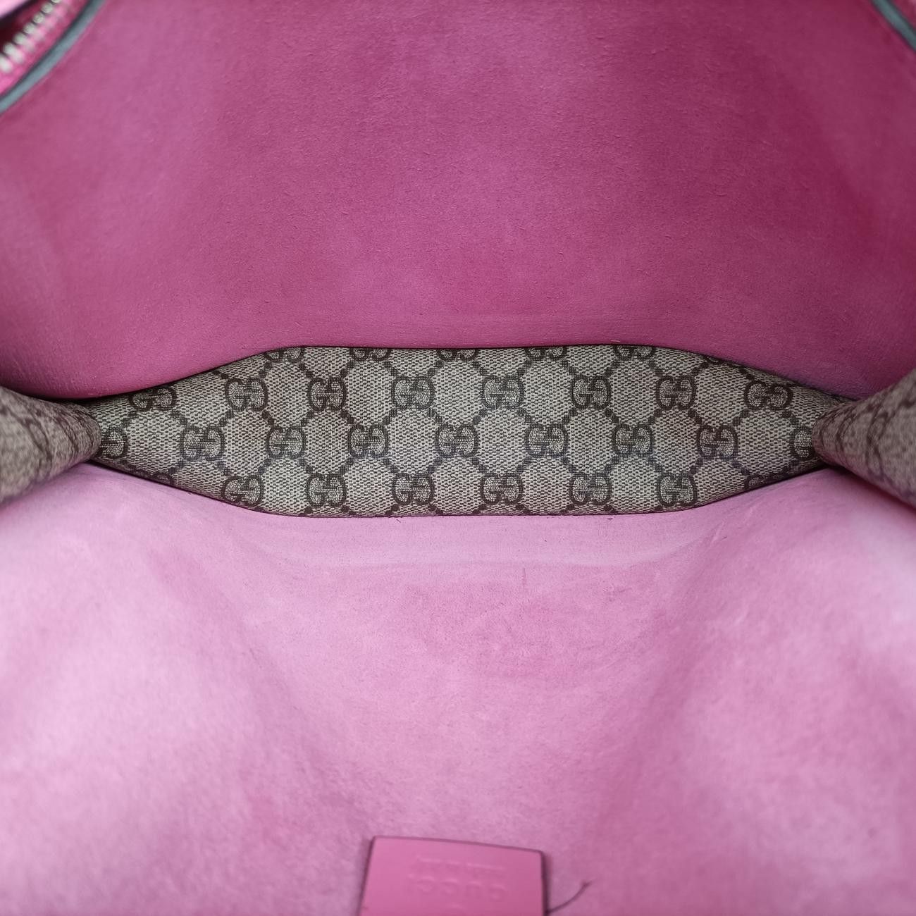 グッチGucciディオニュソスベージュ×ピンク×マルチカラーPVCコーティングキャンバス403348G020000441