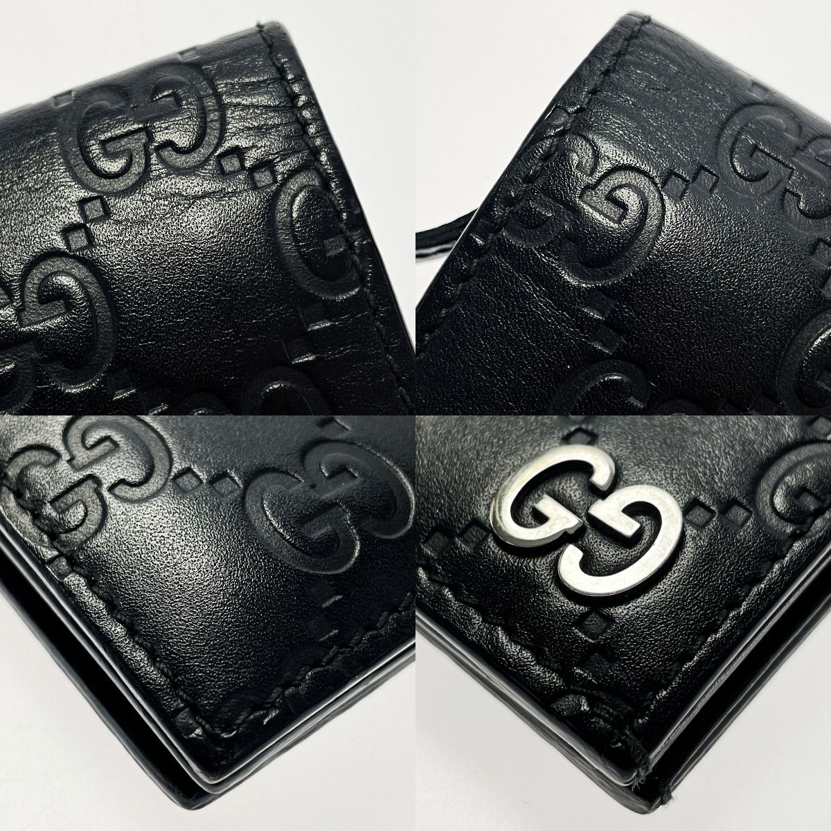 GUCCI グッチ DORIAN 522869-1147 ブラック 2つ折り財布 メンズ  