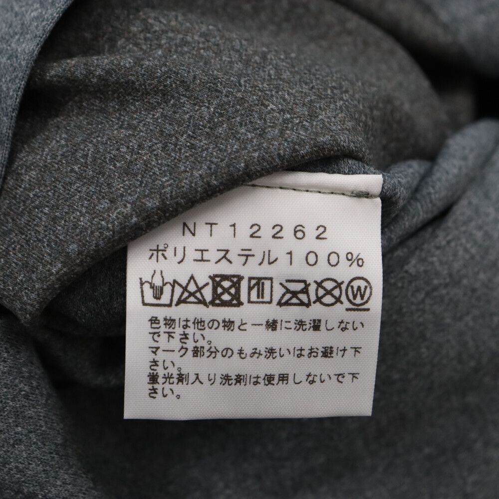 THE NORTH FACE (ザノースフェイス) Tech Lounge Cardigan ロゴプリント フロントボタン テック ラウンジ カーディガン グレー NT12262