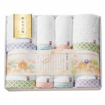 和布小紋 バスタオル4P フェイスタオル4P WFK-1010
