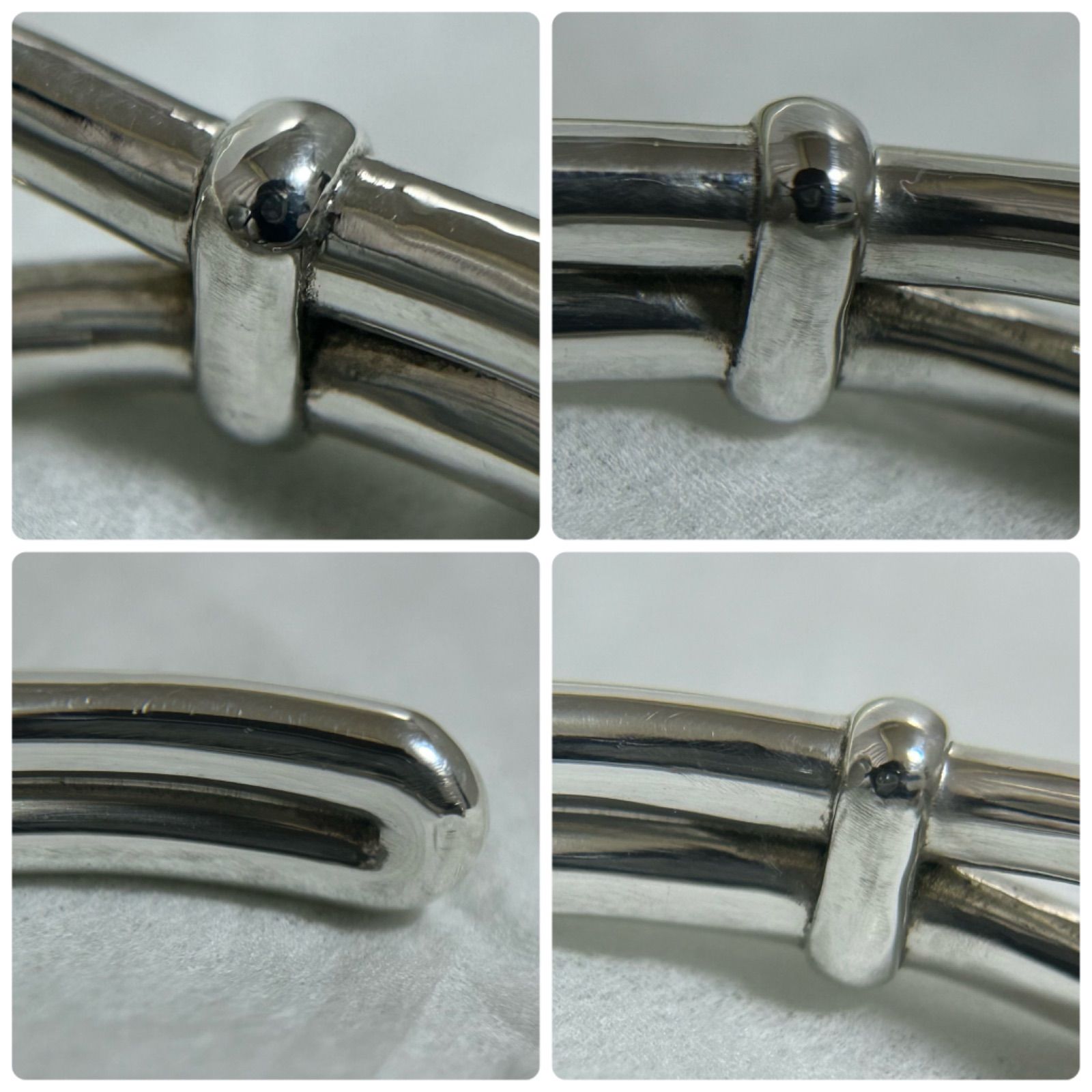 ティファニー 希少 バングル カフ ノットヒンジ PALOMA PICASSO AG925