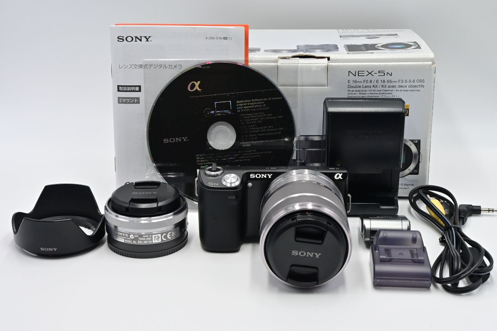 ☆美品☆ ソニー SONY ミラーレス一眼 α NEX-5N ダブルレンズキット E