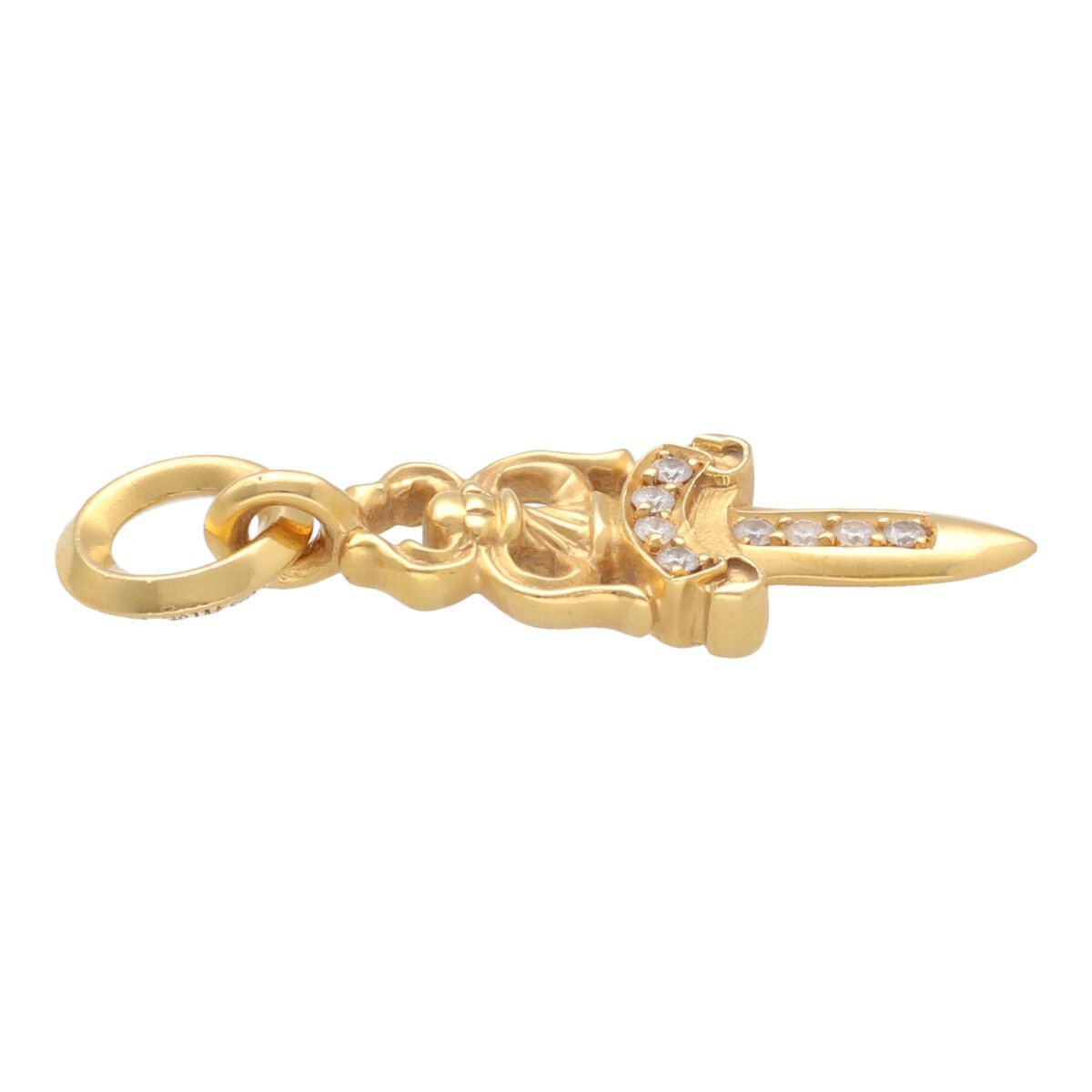 中古】 CHROME HEARTS クロムハーツ No5 ダガー チャーム 22K 中古】 CHROME HEARTS クロムハーツ No5 ダガー チャーム 22K
