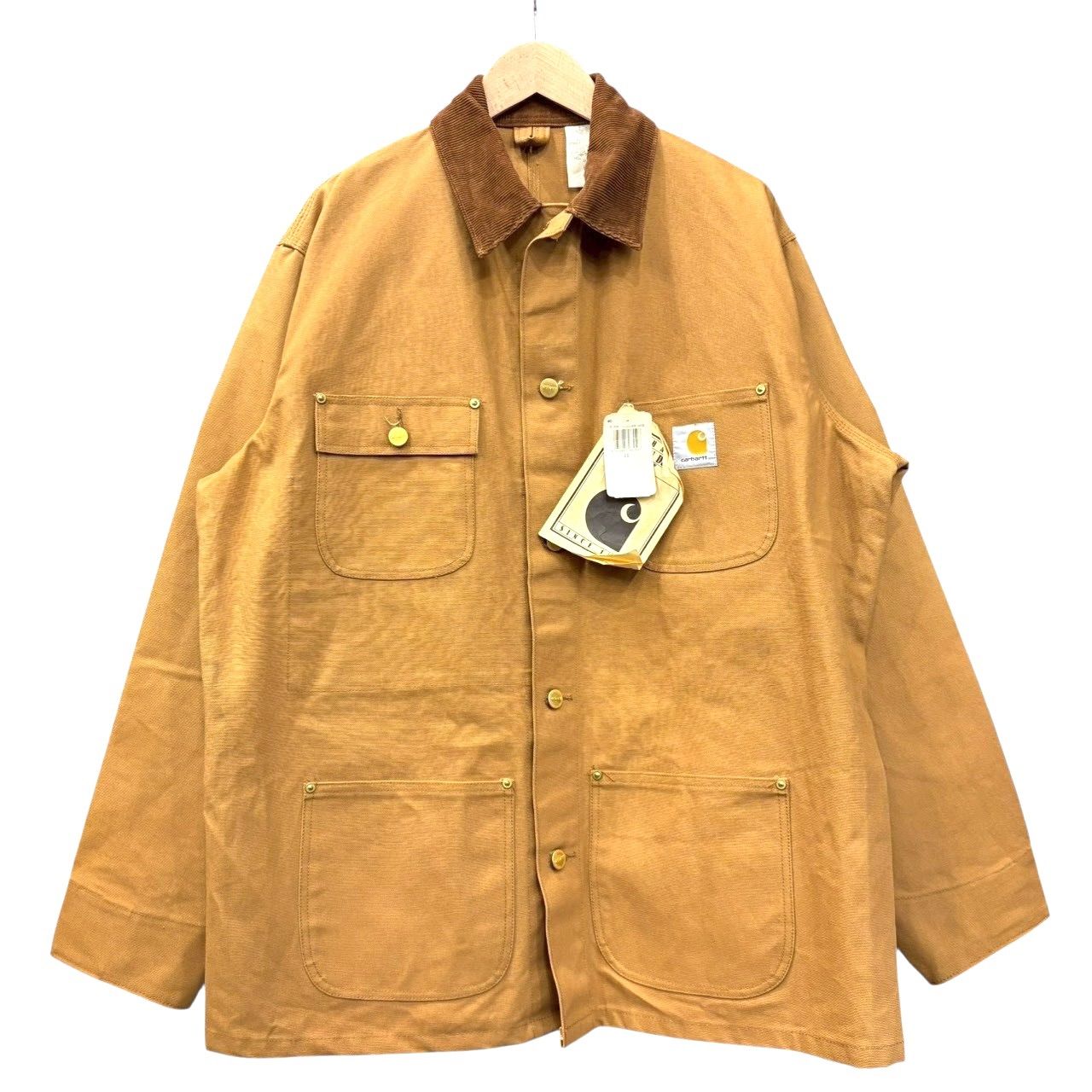 Deadstock!! 90s ビンテージ カーハート ミシガンチョア ジャケット ブラウン 44 90年代 ヴィンテージ carhartt カバーオール