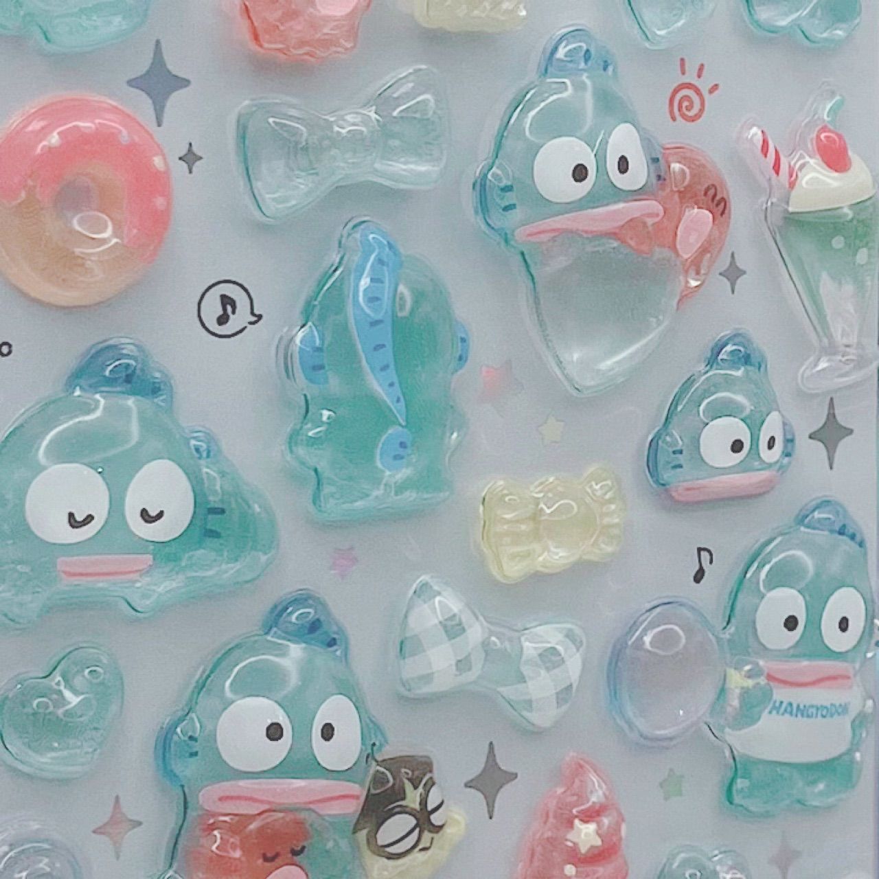 HANGYODON ボンボンドロップ シール dショッピング |【1000円以上お買い上げで送料無料