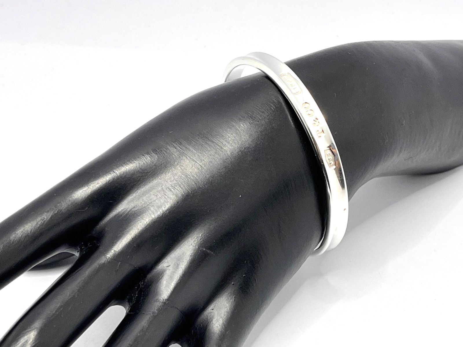 a130 Tiffany-Co. 1997 ティファニー 1837 ナロー バングル シルバー 925 ブレスレット FORTGASGNV_COM_BR