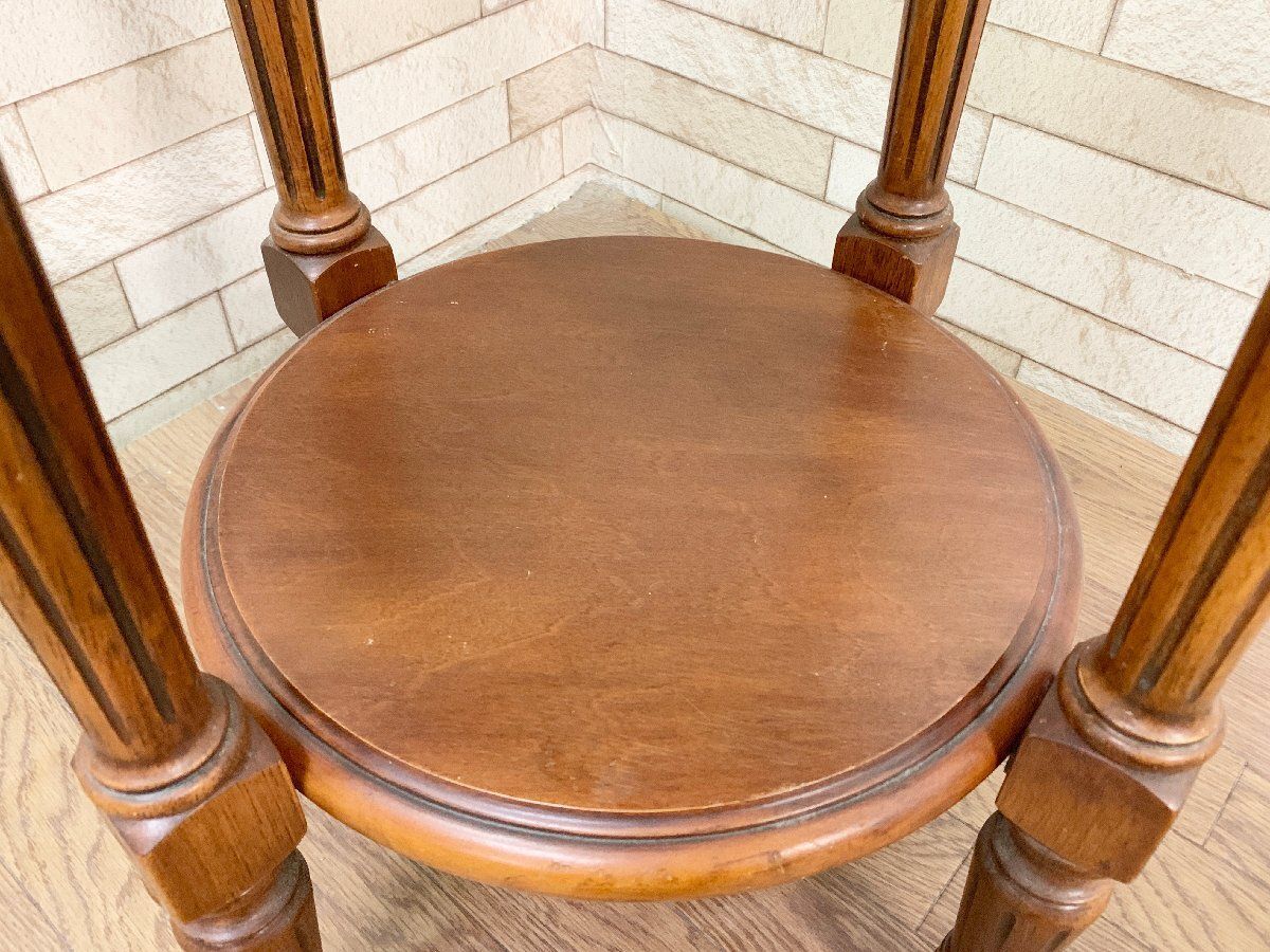 引取限定】大理石天板 サイドテーブル 丸テーブル 大理石トップ