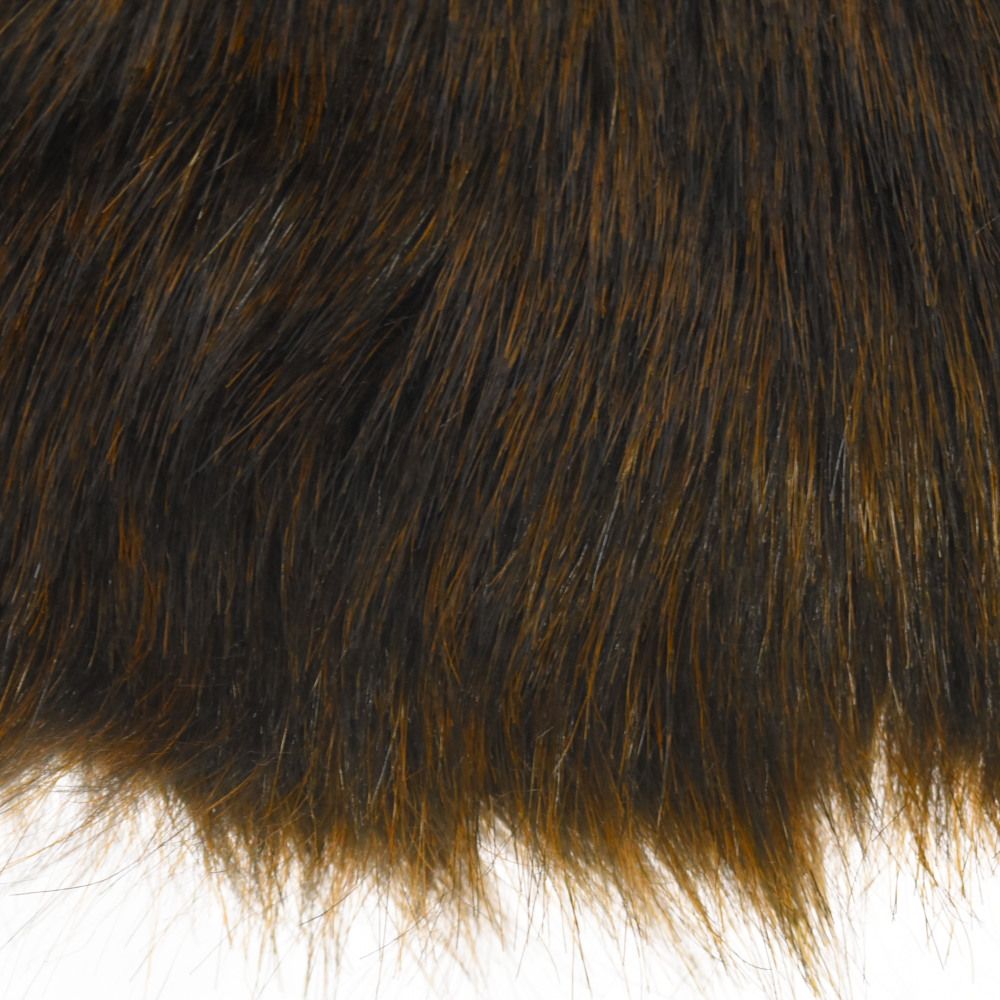 GUCCI ブラウンファーマフラー フリンジ付き GUCCI (グッチ) フェイクファーマフラー ブラウン - メルカリ