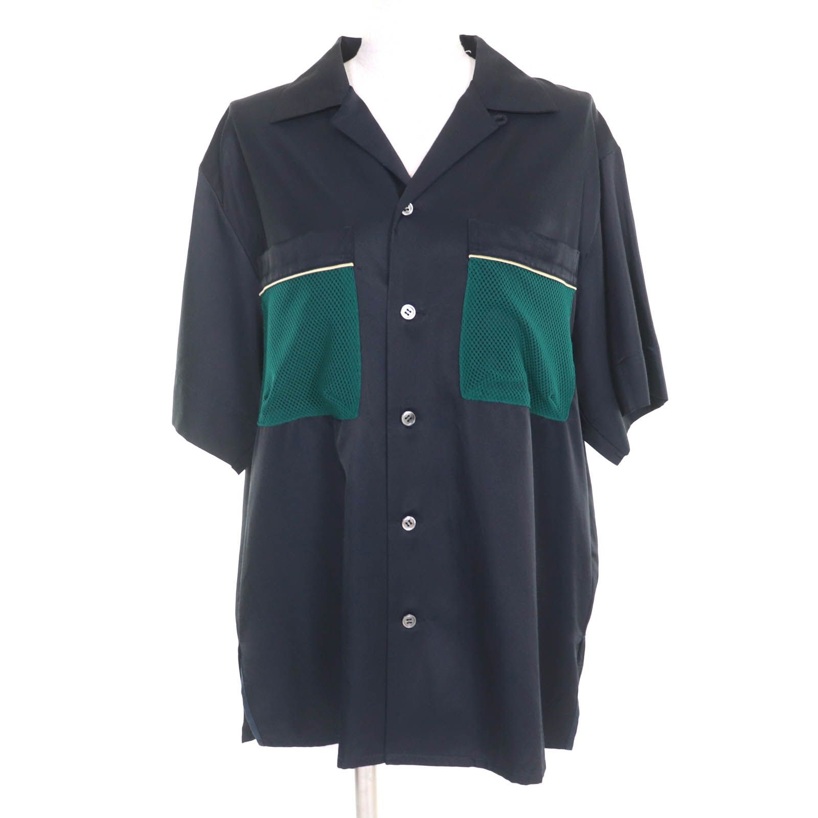 極美品☆sawa takai サワ タカイ SS23-3068 メッシュポケット付 バック  