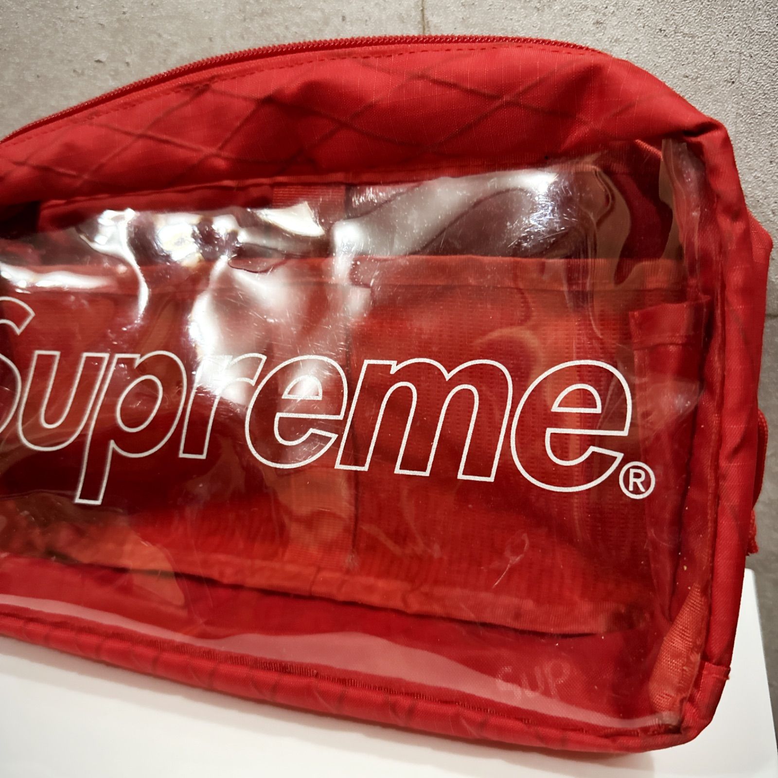 supreme 18aw utility bag 赤 redメンズ