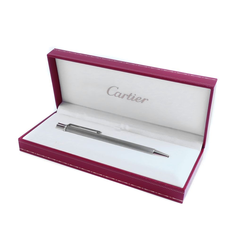 CARTIER カルティエ マスト2 stylo bille must Ⅱ 筆記用具 ステーショナリー ステンレススチール シルバー _ ボールペン