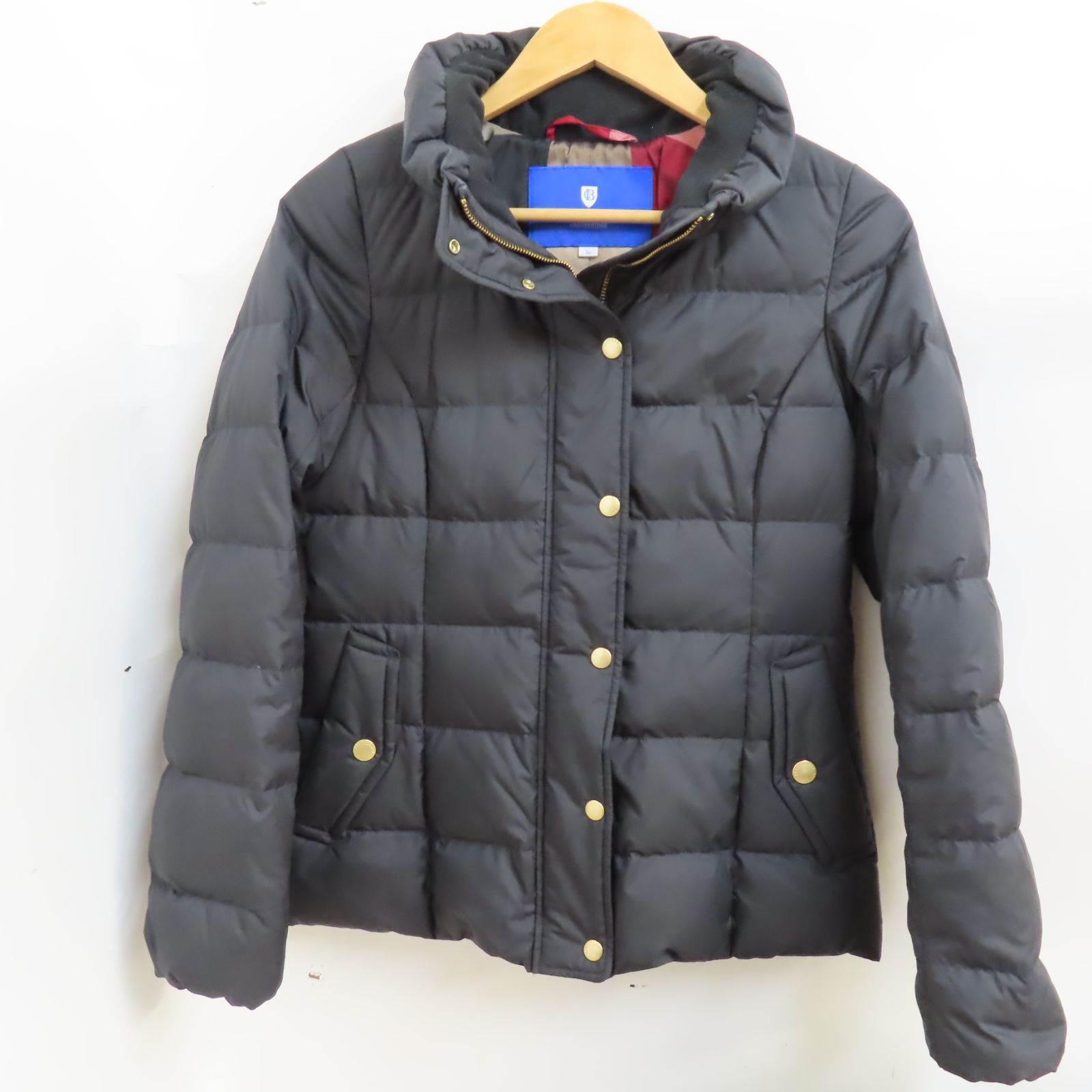 BLUE LABEL CRESTBRIDGE ダウンジャケット レディース 36サイズ フード 