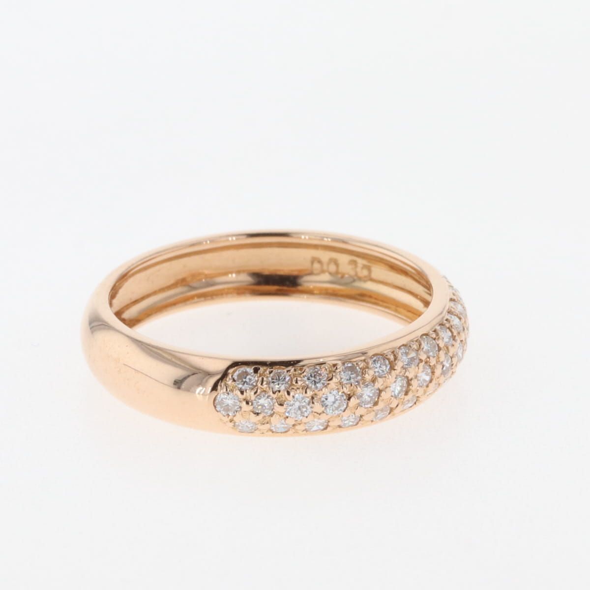 k18pg メレダイヤ12号リング メレダイヤ デザインリング PG ピンクゴールド 指輪 リング 12.5号 K18