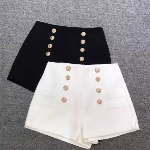 ハイウエスト ミニ ホットパンツ ボトムス パンツ ショートパンツ 飾り