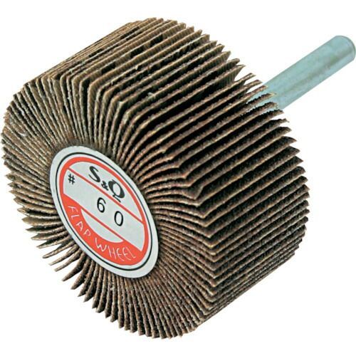 MURAKO 軸付フラップ（金具無し） 外径30幅25軸径6 120＃ 10