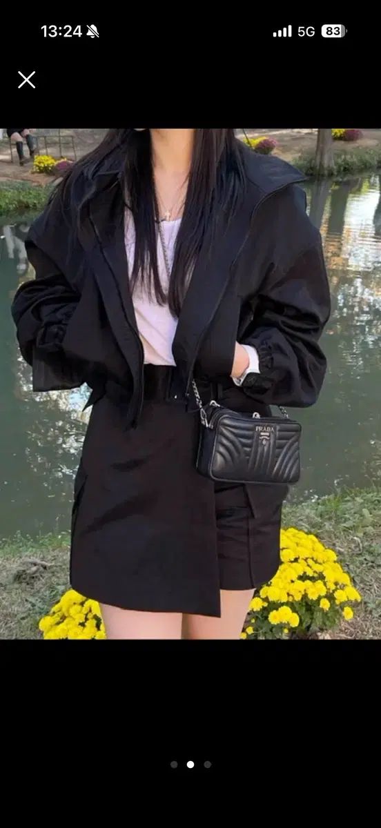 ブランド 공정 ラウン ドシルキー キュロット ウィンドブレーカー セット